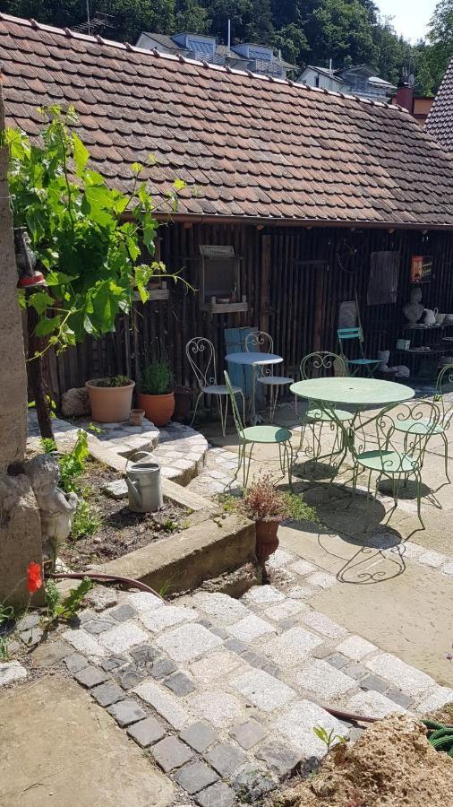 Historisches Fachwerkhaus "Hoher Hirschen" - Stilvolles Studio Und Museales Apartment Mit Romantischem Hof Und Garten Bodman-Ludwigshafen Eksteriør bilde