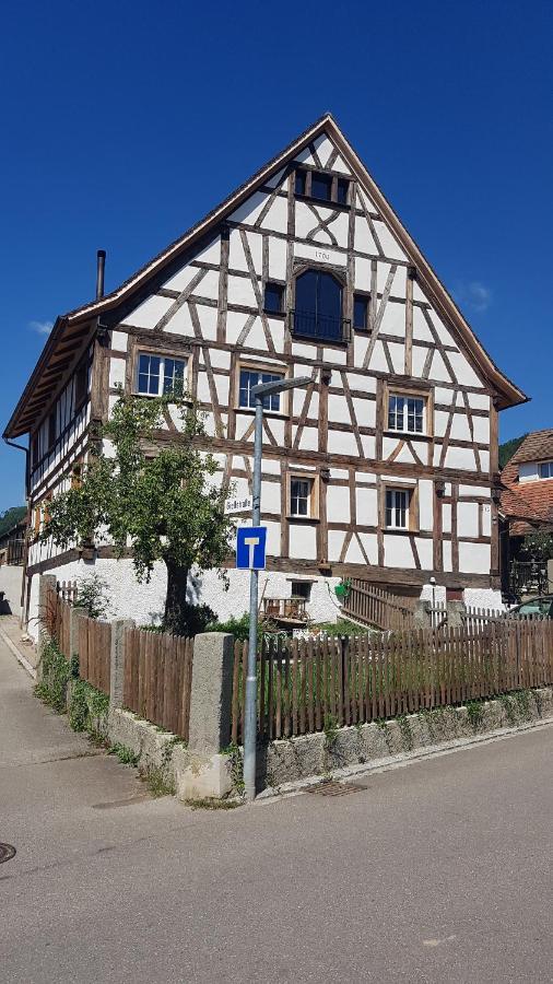 Historisches Fachwerkhaus "Hoher Hirschen" - Stilvolles Studio Und Museales Apartment Mit Romantischem Hof Und Garten Bodman-Ludwigshafen Eksteriør bilde